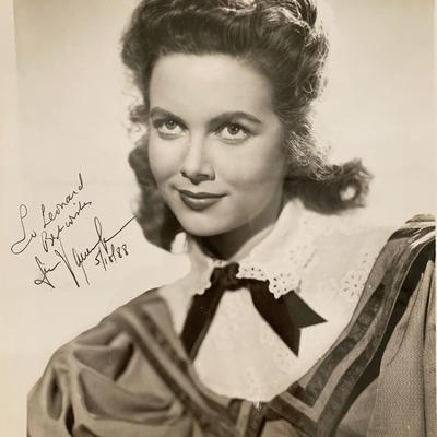 The Foxes of Harrow Vanessa Brown signed photo
