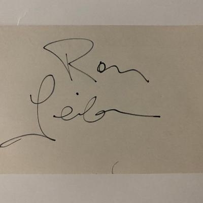 Angels in America Ron Liebman signature cut