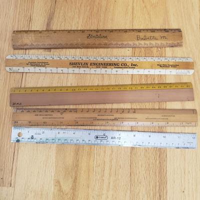 Vintage Ledgers and Rulers (DR-KD)