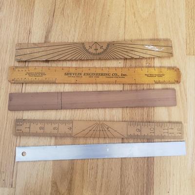 Vintage Ledgers and Rulers (DR-KD)