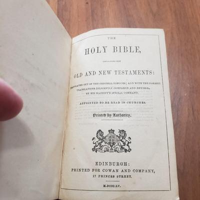 Religion and Antique Bibles from 1800s (DR-KD)