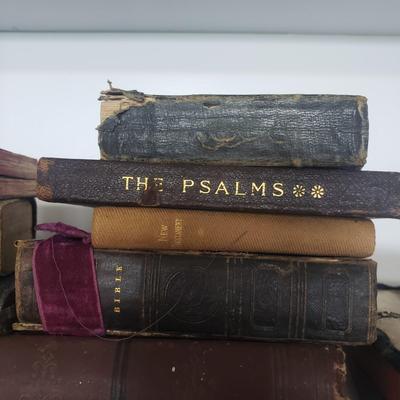 Religion and Antique Bibles from 1800s (DR-KD)