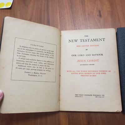 Religion and Antique Bibles from 1800s (DR-KD)