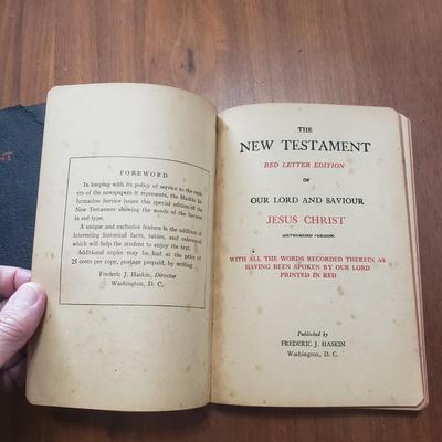 Religion and Antique Bibles from 1800s (DR-KD)