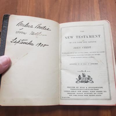 Religion and Antique Bibles from 1800s (DR-KD)