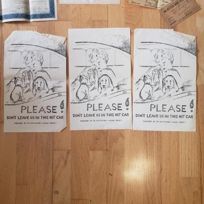 Interesting Antique Documents incl. Dog License, Telegraphs, & Much More (DR-KD)