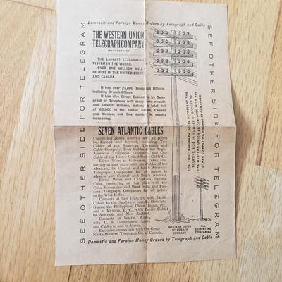 Interesting Antique Documents incl. Dog License, Telegraphs, & Much More (DR-KD)