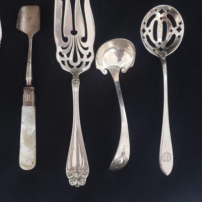 Variety of Ornate Sterling Silver Serving Ware (LR-KD)