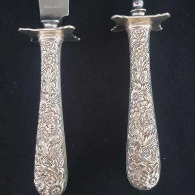 Variety of Ornate Sterling Silver Serving Ware (LR-KD)