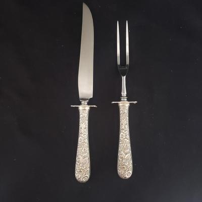 Variety of Ornate Sterling Silver Serving Ware (LR-KD)