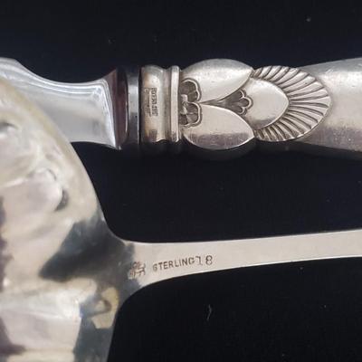 Variety of Ornate Sterling Silver Serving Ware (LR-KD)
