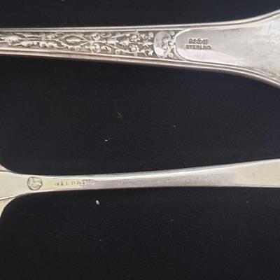 Variety of Ornate Sterling Silver Serving Ware (LR-KD)