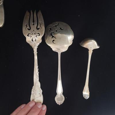Variety of Ornate Sterling Silver Serving Ware (LR-KD)