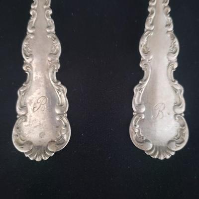 Four Varieties of Sterling Silver Spoons (LR-KD)