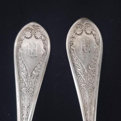 Four Varieties of Sterling Silver Spoons (LR-KD)