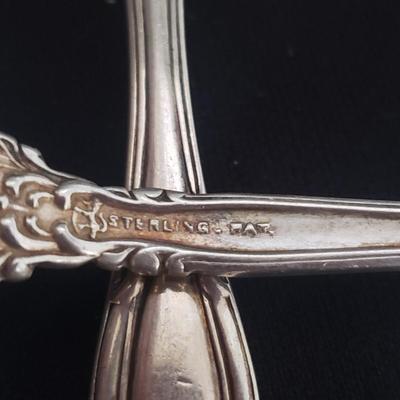 Four Varieties of Sterling Silver Spoons (LR-KD)