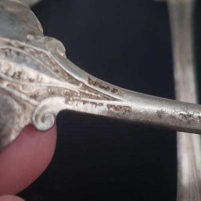 Four Varieties of Sterling Silver Spoons (LR-KD)