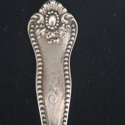 Four Varieties of Sterling Silver Spoons (LR-KD)