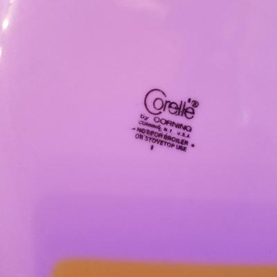 Vintage Pyrex and Corelle bakeware
