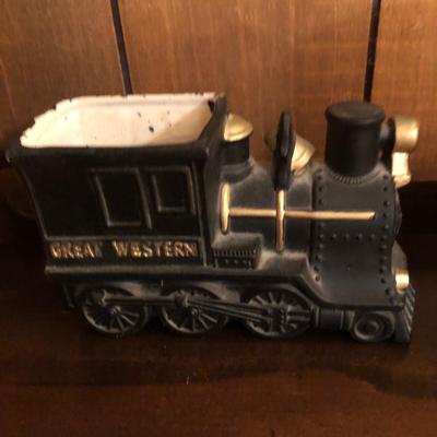 Ceramic great western train