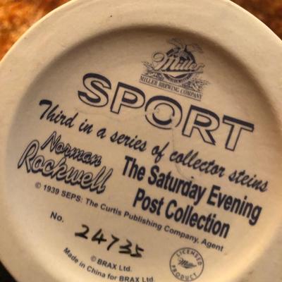 Norman Rockwell Stein