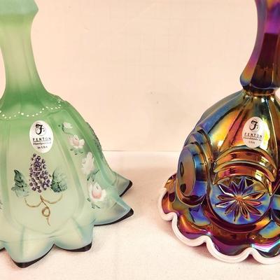Lot #230 Lot of 2 Fenton Art Glass Bells