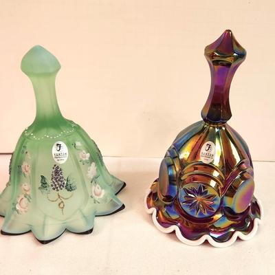 Lot #230 Lot of 2 Fenton Art Glass Bells