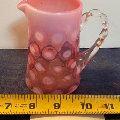 Vintage Coin Dot Pitcher Fenton?