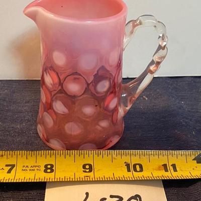 Vintage Coin Dot Pitcher Fenton?