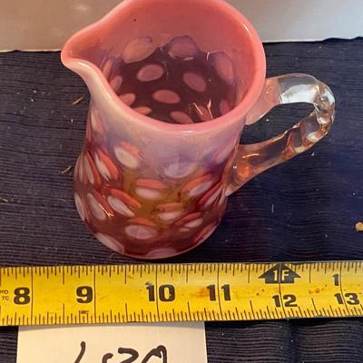 Vintage Coin Dot Pitcher Fenton?