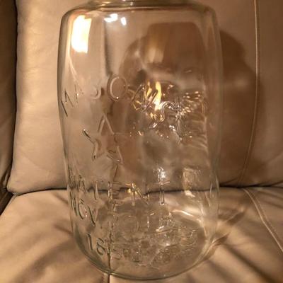 Large Mason Jar 1858