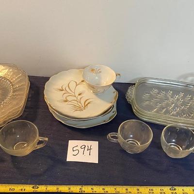 Vintage Party Plates