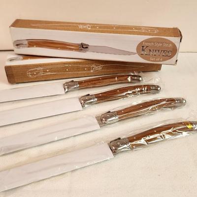 Lot #238 2 Boxes of French Style Steak knives (8 knives in all) - new in box