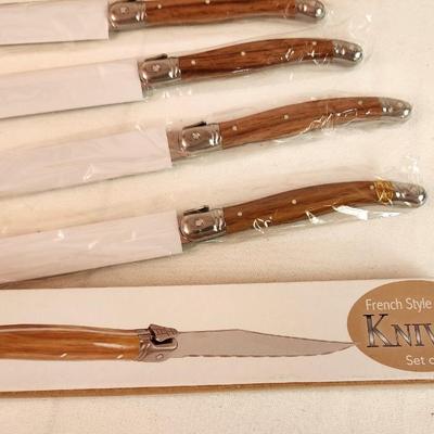 Lot #238 2 Boxes of French Style Steak knives (8 knives in all) - new in box