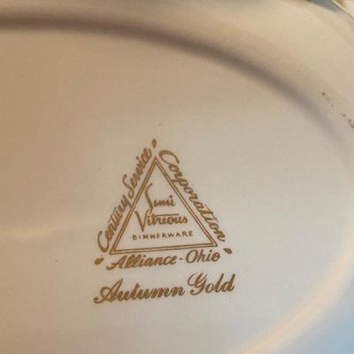 Vintage Century Service Autumn Gold Wheat Set