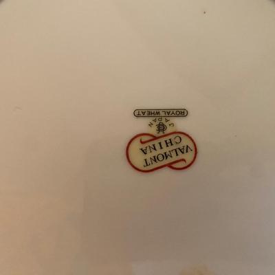Vintage Valmont China Royal Wheat Set