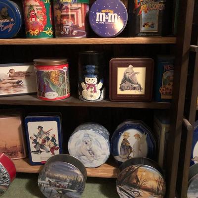 Huge Collection of Collectible Vintage Tins