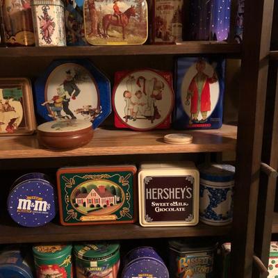 Huge Collection of Collectible Vintage Tins