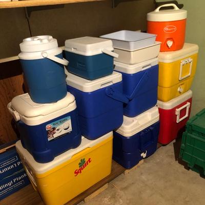 Lot of 10 Coolers