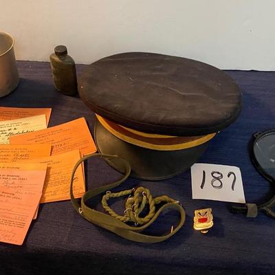 Vintage Lancaster Brand Service Uniform Hat and More