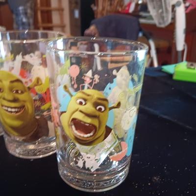 THE MOVIE "SHREK" GLASSES FROM MCDONALD'S