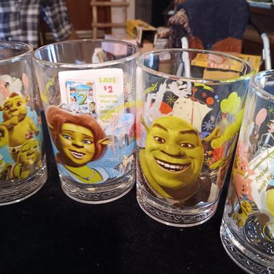 THE MOVIE "SHREK" GLASSES FROM MCDONALD'S