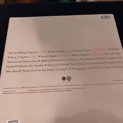 2 MADONNA VINYL RECORDS IN GREAT SHAPE