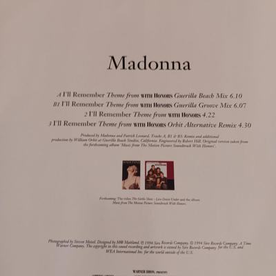 2 MADONNA VINYL RECORDS IN GREAT SHAPE