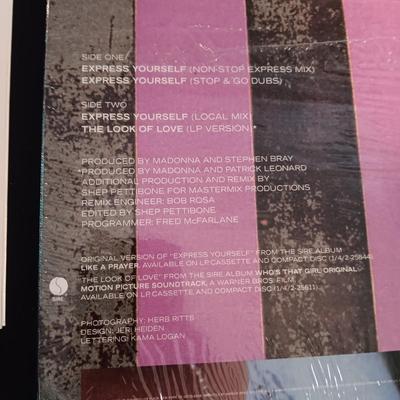 2 MADONNA VINYL RECORDS IN GREAT SHAPE