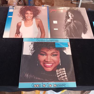 WHITNEY, GWEN GUTHRIE & JODY WATLEY VINYL RECORDS