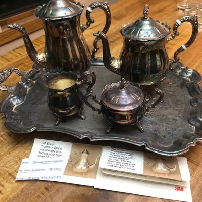 5 piece Silverplate Coffee & Tea Set