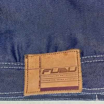 Fubu Shiny/Metallic Denim Jacket - Size L