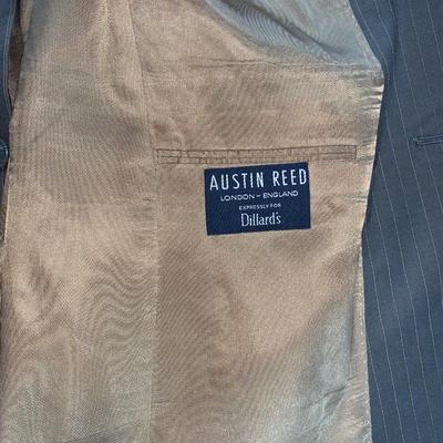Men’s Brown Pinstripe Suit Jacket - Austin Reed/Dillards
