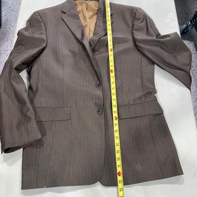Men’s Brown Pinstripe Suit Jacket - Austin Reed/Dillards